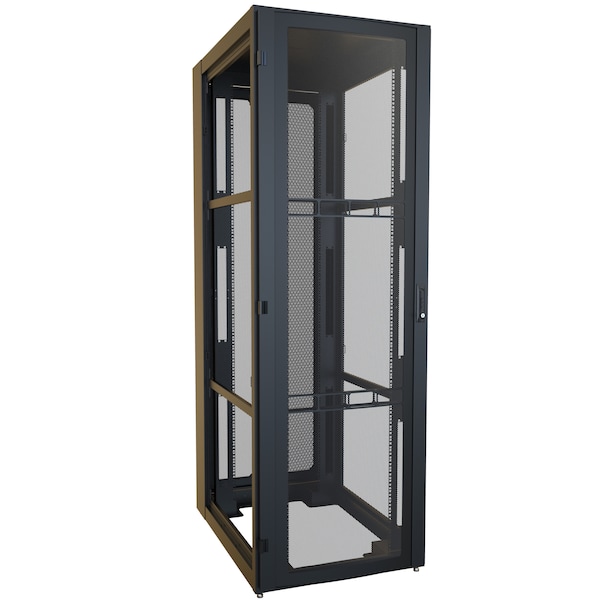 Hammond 48U 30W 42D BLK DATA CABINET H13048U42BK - main